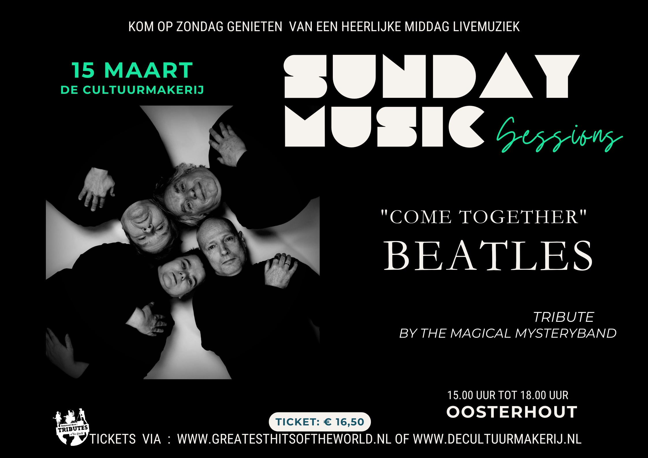 15 Maart 2026 - Sunday Music Sessions - Beatles tribute
